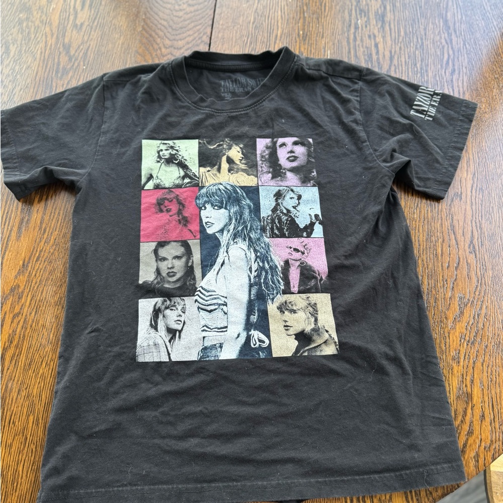 Kids Black Taylor Swift T-Shirt